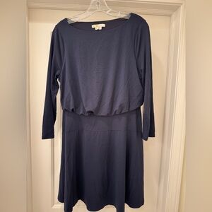 Boden Dark Blue Long Sleeve Dress